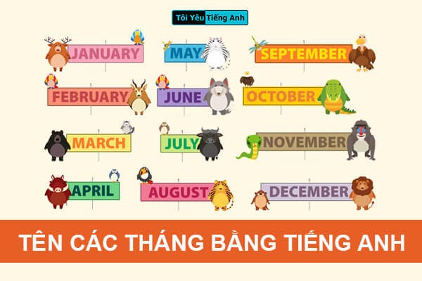 Sử dụng các tháng trong tiếng Anh và những lỗi sai thường gặp