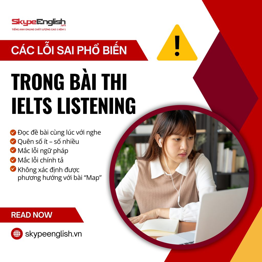 5 Lỗi Sai Phổ Biến Trong IELTS Listening Và Cách Khắc Phục 5 Lỗi Sai Phổ Biến Trong IELTS Listening Và Cách Khắc Phục