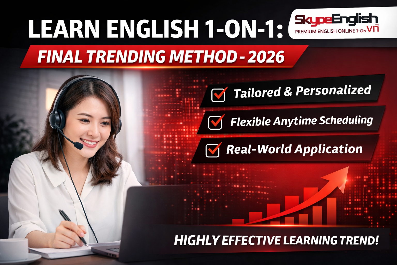 Học Tiếng Anh Online 1 Kèm 1 Là Gì? Xu Hướng Học Hiệu Quả Năm 2026