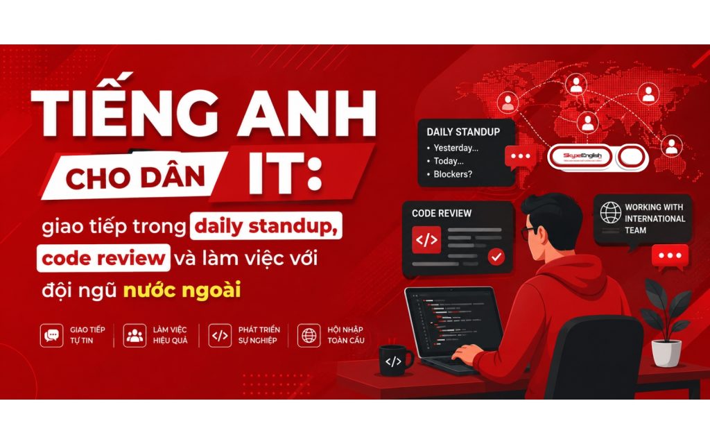 Tiếng Anh Cho Dân IT: Giao Tiếp Trong Standup, Code Review Và Đội Ngũ Nước Ngoài