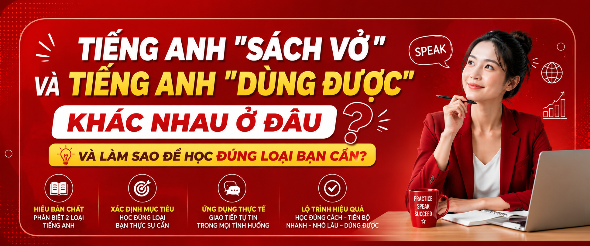 Tiếng Anh sách vở và tiếng Anh dùng được khác nhau ở đâu và làm sao để học đúng loại bạn cần