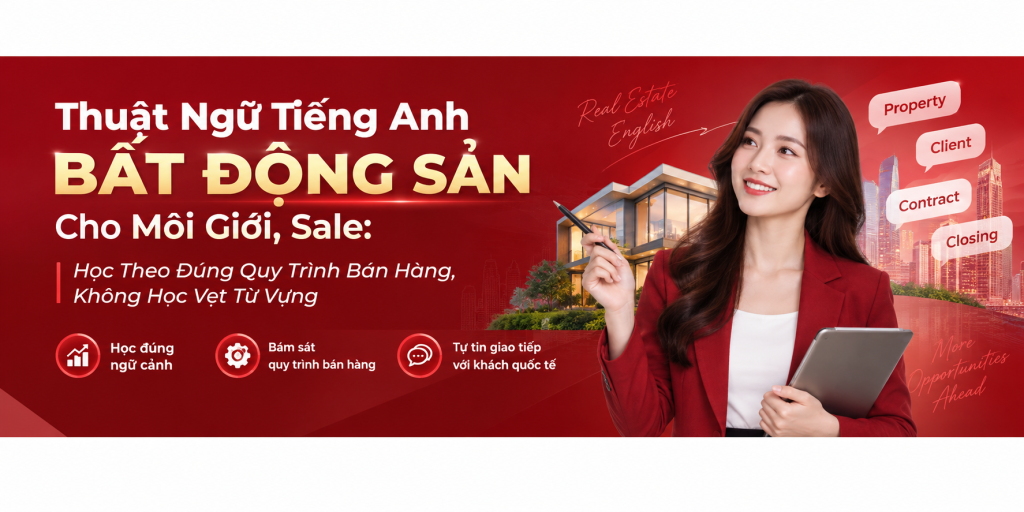 Thuật Ngữ Tiếng Anh Bất Động Sản Cho Môi Giới, Sale: Học Theo Đúng Quy Trình Bán Hàng, Không Học Vẹt Từ Vựng Thuật Ngữ Tiếng Anh Bất Động Sản Cho Môi Giới, Sale: Học Theo Đúng Quy Trình Bán Hàng, Không Học Vẹt Từ Vựng